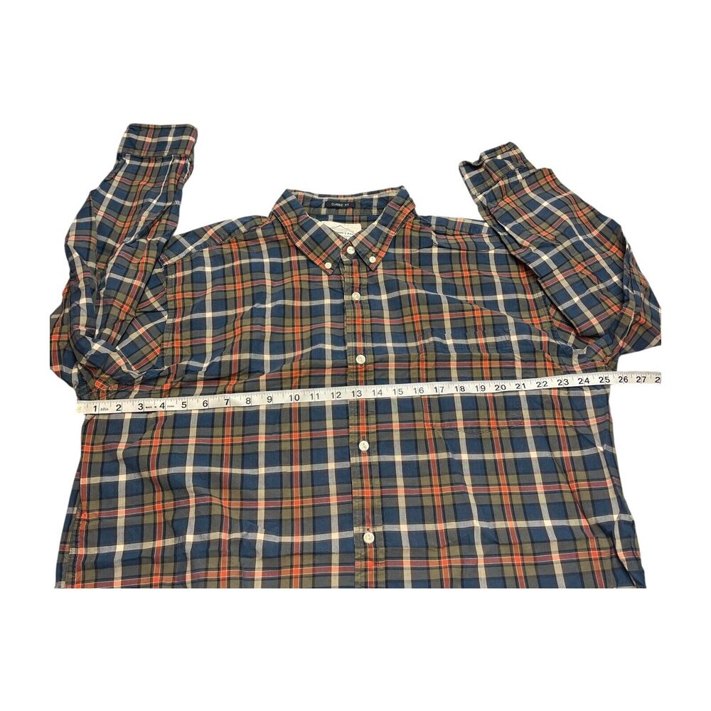 St John's Bay Shirt Men's 2XL Multicolor Plaid Long Sleeve Classic Button-Down - Picture 4 of 7